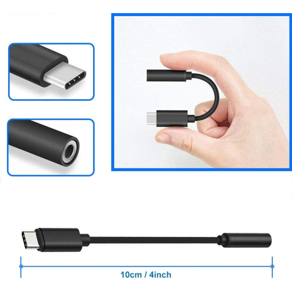 USB TYPE C TO 3.5mm AUDIO AUX HEADPHONE For SAMSUNG S10 S20