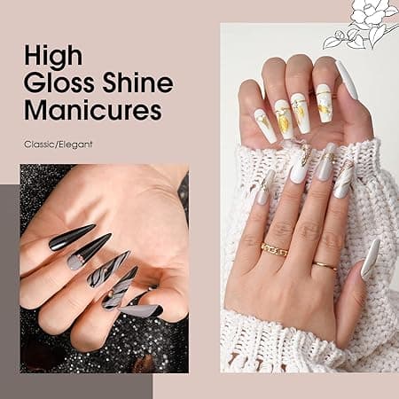 UV Nagellack 6 Farben Weiß Rosa Hellrosa Neon Rosa Glitter Rosa Schellack Set