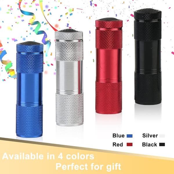 Mini Flashlight - 8Pcs LED Flashlight Kids Birthday Gift Waterproof Aluminum Flashlight
