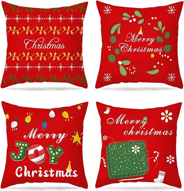 4st Merry Christmas kuddfodral prydnadskudd
