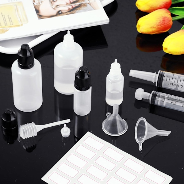 25 pieces dropper bottles, liquid bottles, 50 ml dropper bottle, squeeze bottle