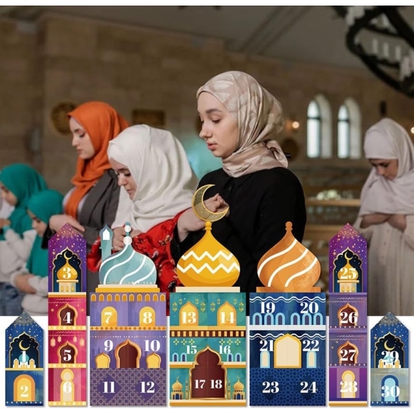 DIY Ramadan-kalender att fylla, Ramadan Ralender 30 påsar