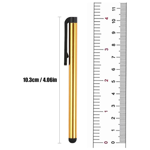 100-pack multifärg Stylus Touchpenna i Metallic Färg -