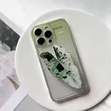 Socket Folding Grip Tok Pretty Leaf Acrylic Phone Holder For iPhone13 Universal Phone Bracket