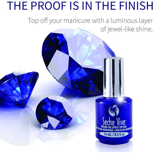 Seche Vive Instant Gel Effect Top Coat 14 ml