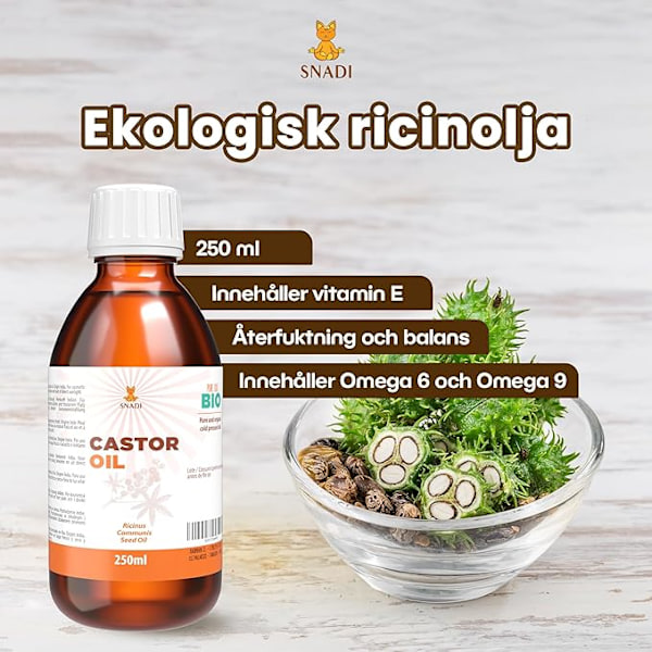 Ricinolja, 250 ml