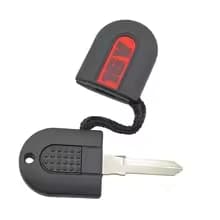 Xinyuexin Car Key Shell SLC VRT with Led Light HU49 Uncut Blade No Logo