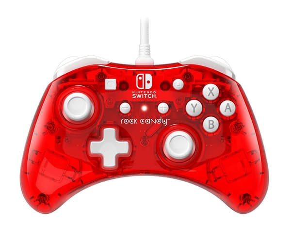 Kabelansluten handkontroll Rock Candy Mini för Nintendo Switch
