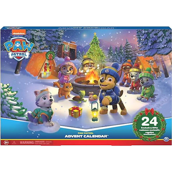 PAW PATROL 6063791 Adventskalender, Flerfärgad, 24 bitar