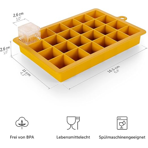 2x24  isformar med lock, silikonisformar,   iskubbrickor, stapelbara