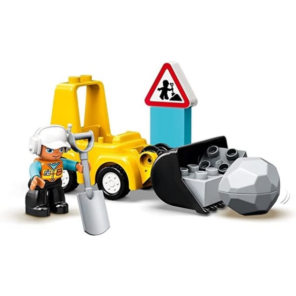 Town bulldozer byggsats för små barn, leksaksbil, byggklossar, barnleksaker