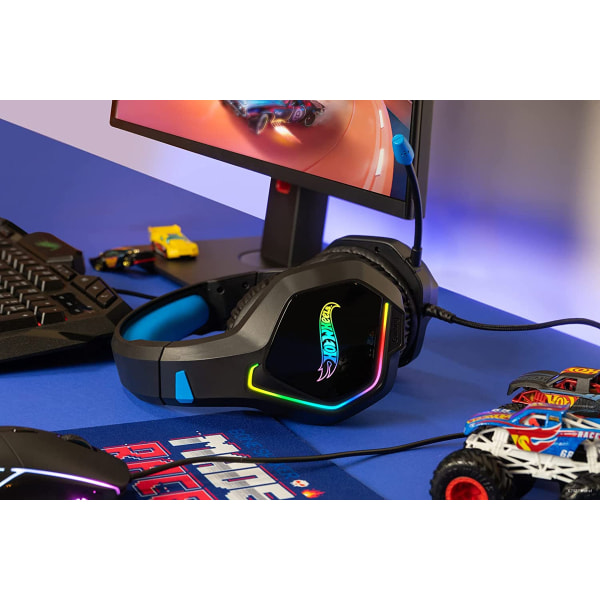 Gaming Headset Headset flexibel mikrofon, 7.1-ljud, RGB LED-