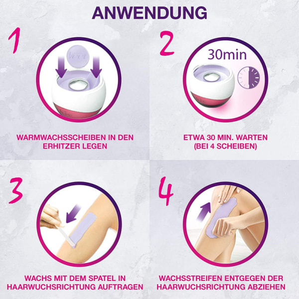 Veet Spawax Elektrisk Varmvaxskivor Set Elektrisk Varmvaxset