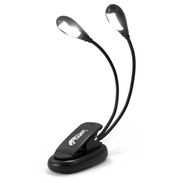 Dual Head Music Stand Light med 2x LED