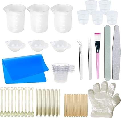 Silicone Mold Tools,92pcs Silicone Jewelry Making Tools Including Silicone