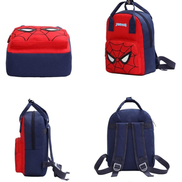 Spiderman ryggsäck student skolväska barnryggsäckar justerbar