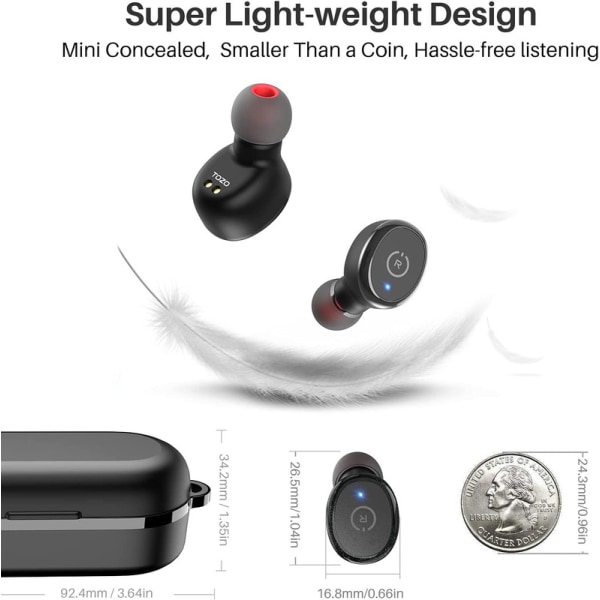 T10 Bluetooth Headphones Wireless In-Ear Headphones Sport Bluetooth 5.0