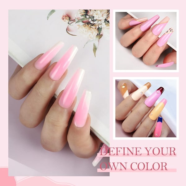 Complete Manicure Kit Semi-Permanent Varnish 36W UV LED 10 Nail Polish