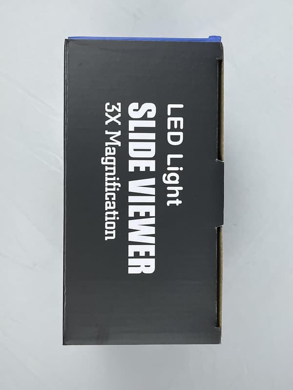35 mm handhållen bildvisarprojektor, 3X förstoring och LED upplyst