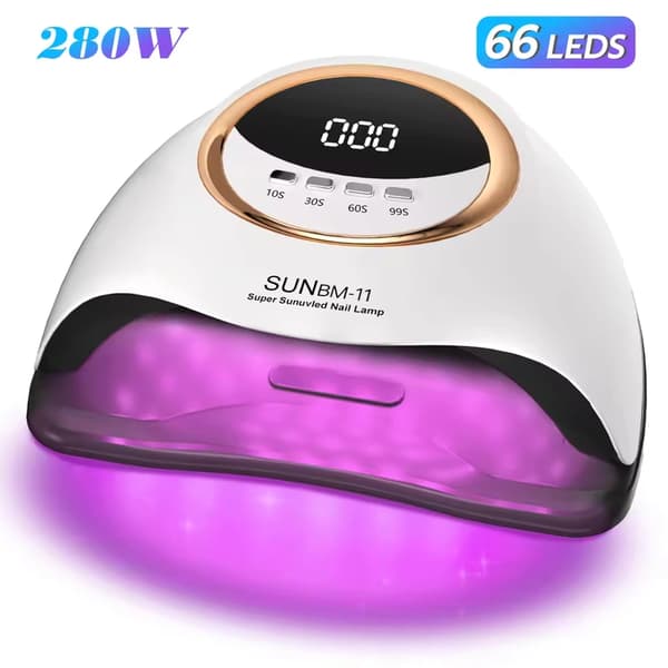 UV LED Nail Lamp 66LEDs Nail Dryer with Auto Motion Sensor Professional
