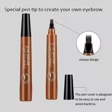 Eyebrow Pencil Eyebrow Brush Split Liquid Waterproof Long-Lasting Eyebrows Enhancer Pencil Eyebrow Shadow