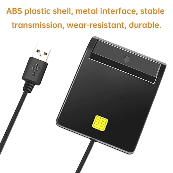 Multi-function Portable USB 2.0 Intelligent Card Reader Affordable Easy Use for DNIE ATM CAC IC