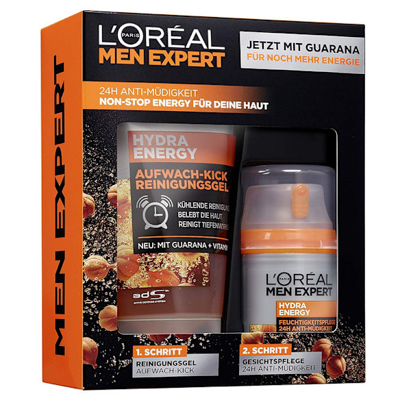 Hydra Energy Gift Set for Men 24h fuktighetskräm med Guarana 50ml