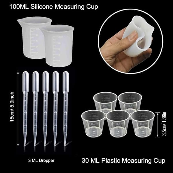 Silicone Mold Tools,92pcs Silicone Jewelry Making Tools Including Silicone