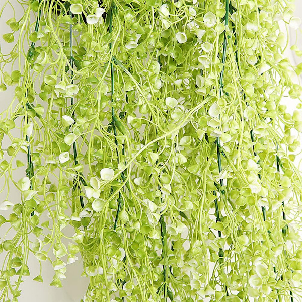 2 stycken konstgjorda blommor på vägghängande blommor Terrass konstgjorda blommor