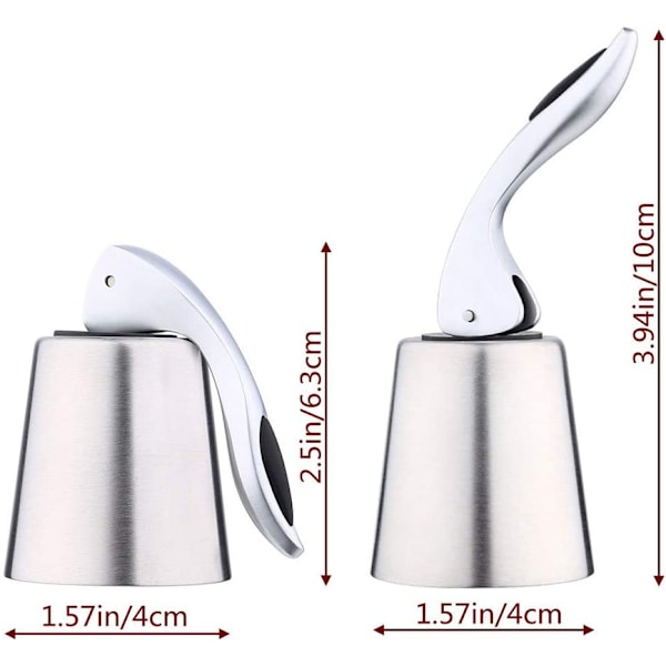 2-pack vinflaskproppar