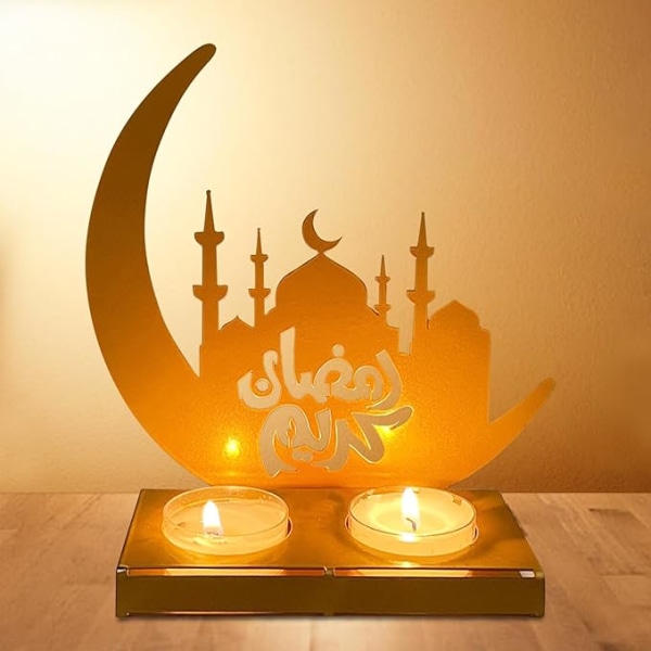 Ljushållare, Ramadan Eid Mubarak, dekoration, Ramadan ljushållare, ljusstake, ljusdekoration,