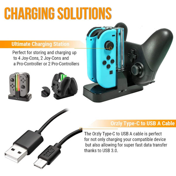 Switch Tillbehör Bunt häxa Tablet Charge Docks 15in1