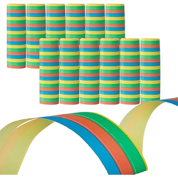 Streamers Set, Multicolour, 18 m x 4 Pieces
