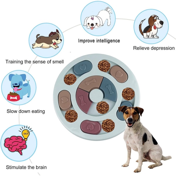 Pusselmatare för katthund, leksak för valpgodis,