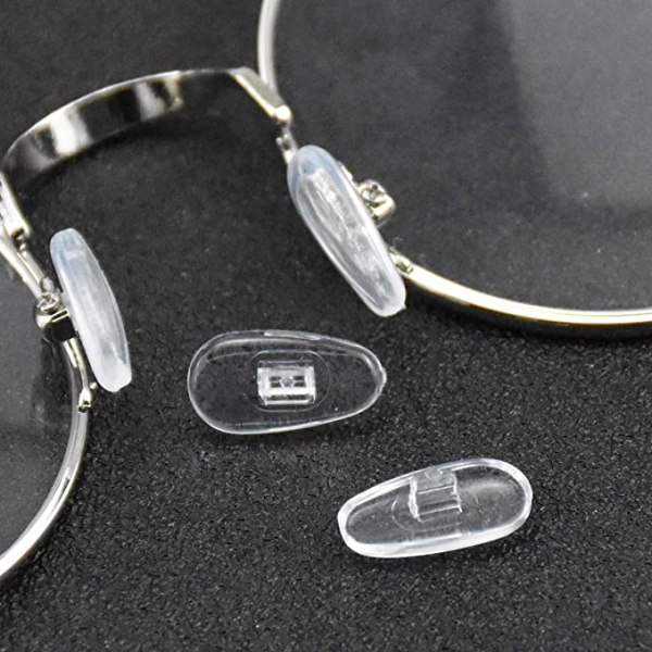 150 par 15 stilar Nässkydd för glasögon silikon transparent