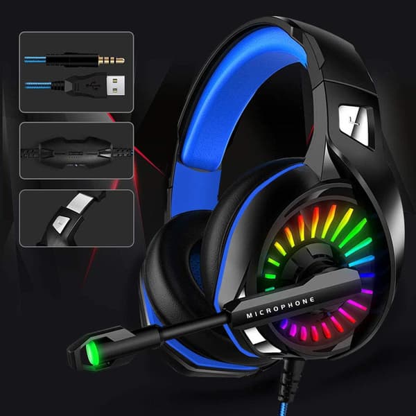 Gaming Headset för PS4, PC Xbox One Gaming Hörlurar