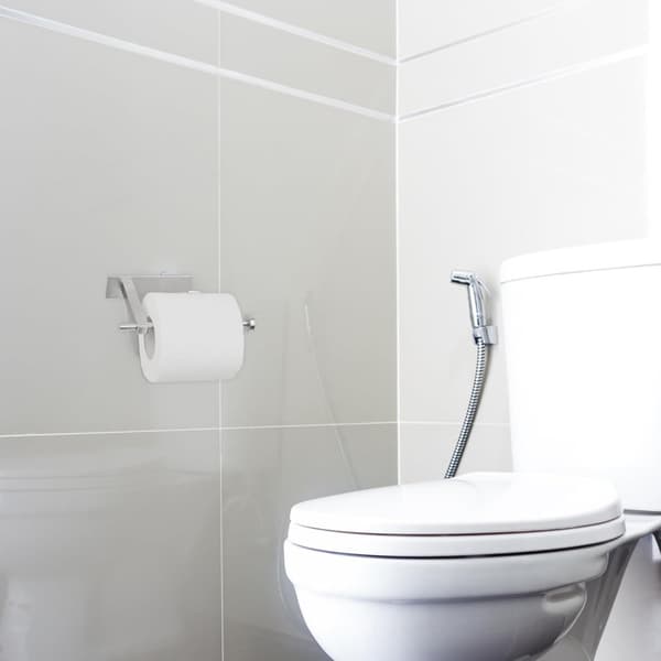Toilet Paper Holder - Self Adhesive Without Drilling, Modern and Simple Design