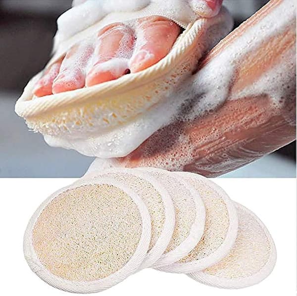 Loofah Pads (5-pack) - Exfolierande skursvampar