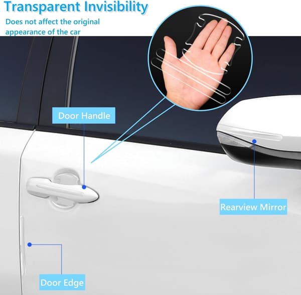 Car Door Handle Protective Film, 8pcs Set General Motors Scratch Resistant Protective