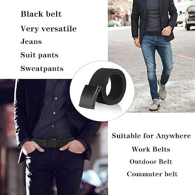 2 delar bälten för män,