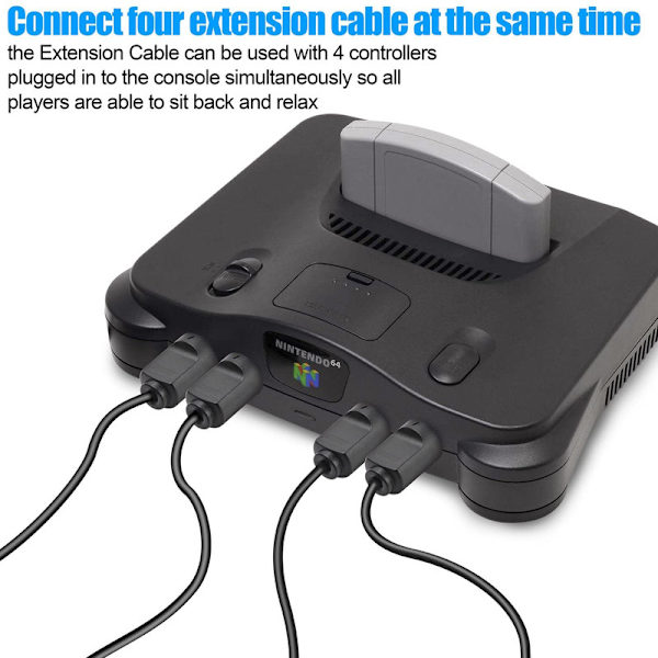 Set med 2 Retro 64-bitars N64 Controller Gamepad