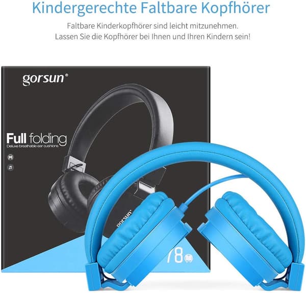 Hörlurar för barn Blau