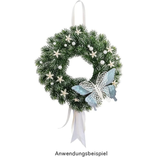 Julkrans, julgran, dekorativ krans, diameter 30cm