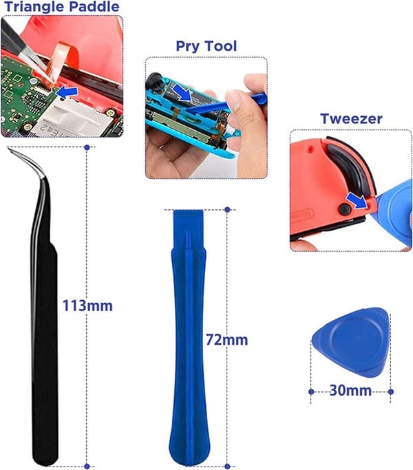 30 st Joycon Joystick Ersättning, GeeRic Joycon reparationssats