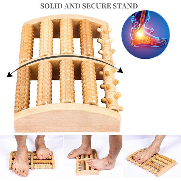 Foot massage roller wooden premium foot massage roller foot massager foot roller