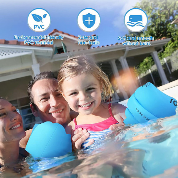 Armbands, Swimming float for kids, inflatable armbands pool floats rolled up sleeves for kids