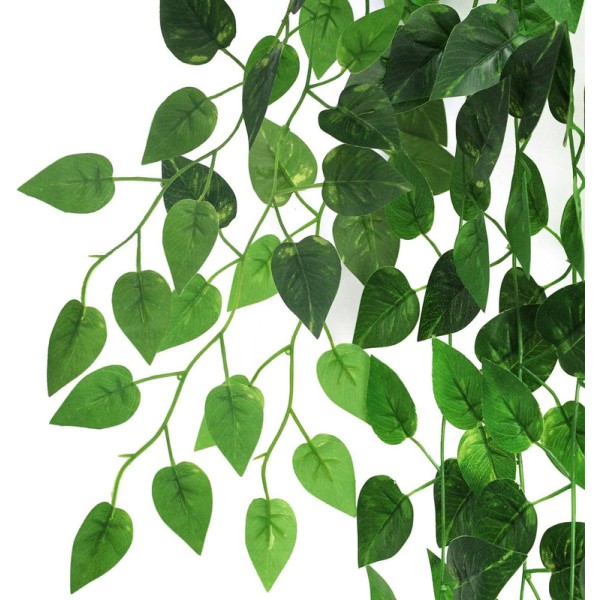 2st 102 cm lång hängande festdekoration konstgjord växt murgröna