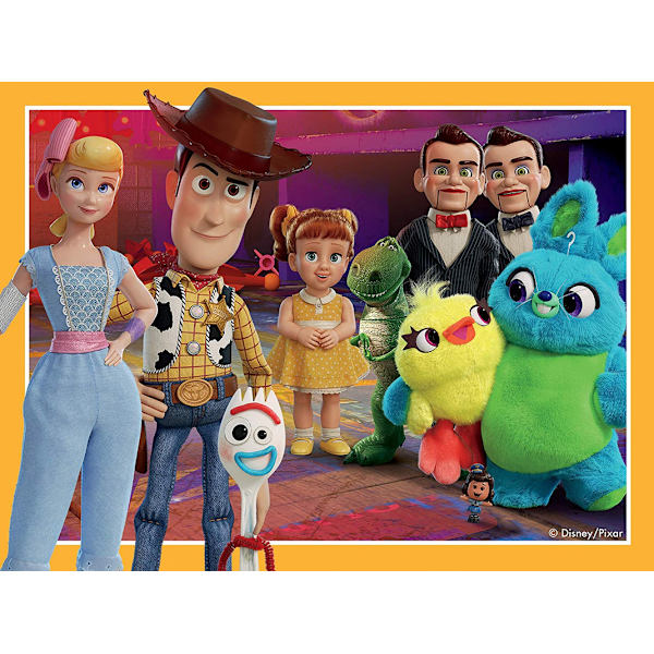 Disney Pixar Toy Story 4, 4 i en låda (12, 16, 20, 24 bitar)