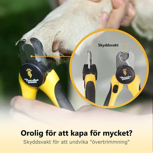 Nagelklippare för hund (Medium & Large, Yellow)
