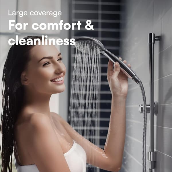 Universal High Water Pressure Shower Head - Handheld 5 Mode Set